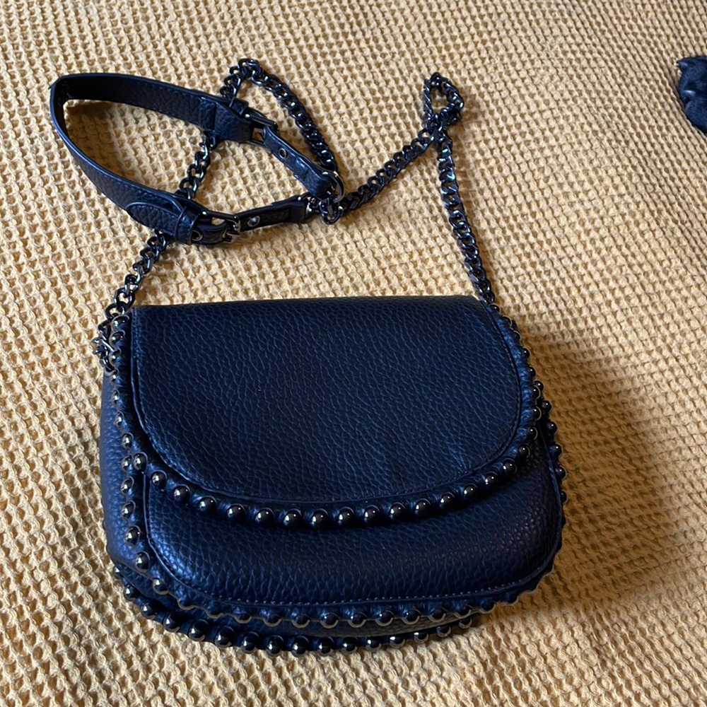 Black edgy purse